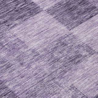 Piper Looms Chantille Geometric ACN1139 Purple Machine Washable Area Rug Swatch Image