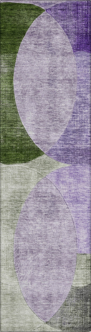 Piper Looms Chantille Geometric ACN1140 Lavender Machine Washable Area Rug Runner Main Image