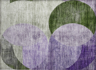 Piper Looms Chantille Geometric ACN1140 Lavender Machine Washable Area Rug Scatter Main Image