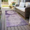 Piper Looms Chantille Geometric ACN1140 Purple Machine Washable Area Rug Runner Outdoor Lifestyle Image Feature