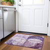 Piper Looms Chantille Geometric ACN1140 Purple Machine Washable Area Rug Scatter Lifestyle Image Feature