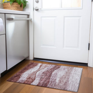Piper Looms Chantille Swirls ACN1141 Blush Machine Washable Area Rug Scatter Lifestyle Image Feature