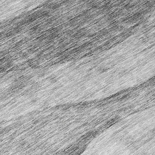 Piper Looms Chantille Swirls ACN1141 Gray Machine Washable Area Rug Swatch Image