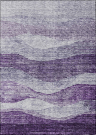 Piper Looms Chantille Swirls ACN1141 Lavender Machine Washable Area Rug main image