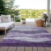 Piper Looms Chantille Swirls ACN1141 Lavender Machine Washable Area Rug Outdoor Lifestyle Image Feature