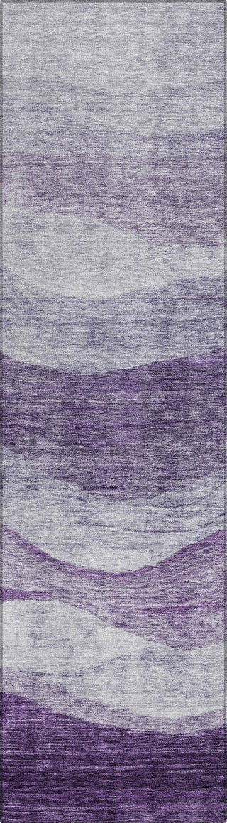 Piper Looms Chantille Swirls ACN1141 Lavender Machine Washable Area Rug Runner Main Image
