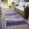 Piper Looms Chantille Swirls ACN1141 Lavender Machine Washable Area Rug Runner Outdoor Lifestyle Image Feature