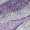 Piper Looms Chantille Swirls ACN1141 Lavender Machine Washable Area Rug Swatch Image