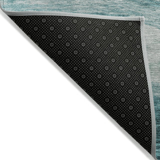 Piper Looms Chantille Swirls ACN1141 Seafoam Machine Washable Area Rug Backing Image