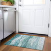 Piper Looms Chantille Swirls ACN1141 Seafoam Machine Washable Area Rug Scatter Lifestyle Image Feature