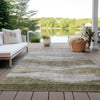Piper Looms Chantille Swirls ACN1141 Taupe Machine Washable Area Rug Outdoor Lifestyle Image Feature