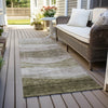 Piper Looms Chantille Swirls ACN1141 Taupe Machine Washable Area Rug Runner Outdoor Lifestyle Image Feature