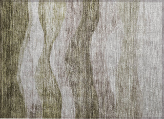 Piper Looms Chantille Swirls ACN1141 Taupe Machine Washable Area Rug Scatter Main Image