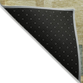 Piper Looms Chantille Geometric ACN1142 Beige Machine Washable Area Rug Backing Image
