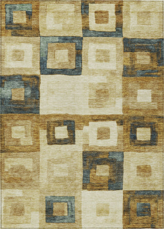 Piper Looms Chantille Geometric ACN1142 Beige Machine Washable Area Rug main image