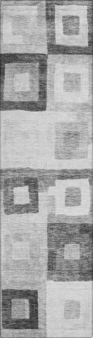 Piper Looms Chantille Geometric ACN1142 Gray Machine Washable Area Rug Runner Main Image