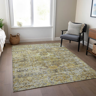 Piper Looms Chantille Global ACN1143 Aloe Machine Washable Area Rug Lifestyle Image Feature
