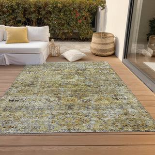 Piper Looms Chantille Global ACN1143 Aloe Machine Washable Area Rug Outdoor Lifestyle Image Feature