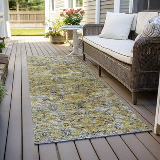 Piper Looms Chantille Global ACN1143 Aloe Machine Washable Area Rug Runner Outdoor Lifestyle Image Feature