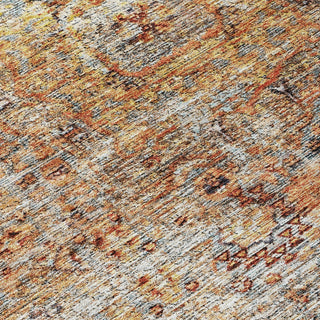 Piper Looms Chantille Global ACN1143 Coral Machine Washable Area Rug Swatch Image