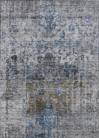 Piper Looms Chantille Global ACN1144 Blue Machine Washable Area Rug main image