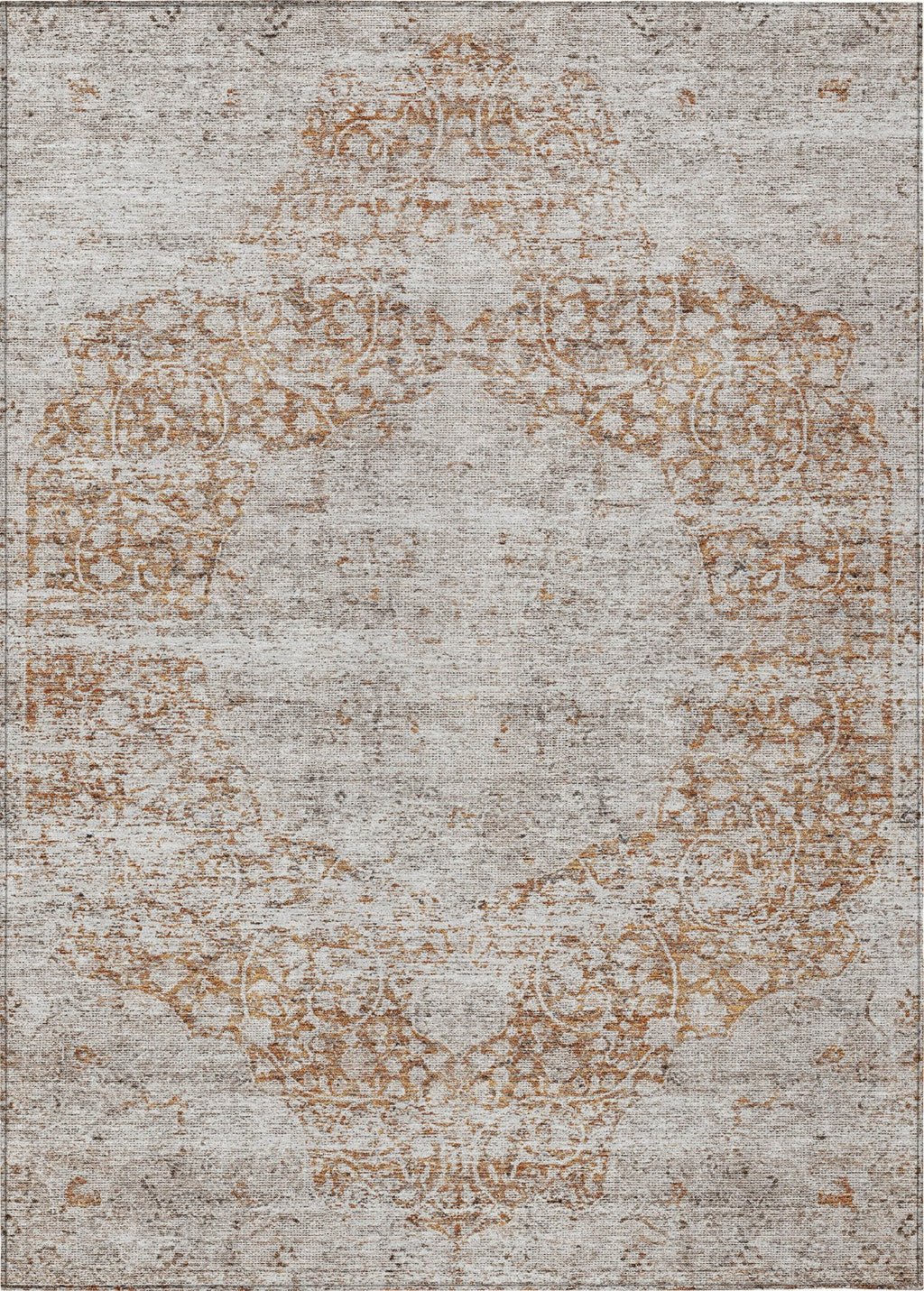 Piper Looms Chantille Global ACN1144 Copper Machine Washable Area Rug ...