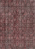 Piper Looms Chantille Damask ACN1145 Pink Machine Washable Area Rug main image