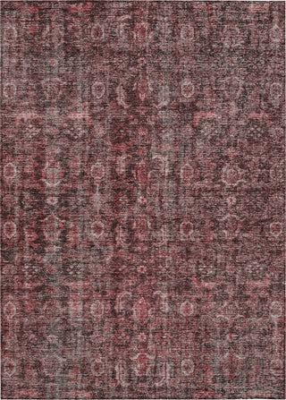 Piper Looms Chantille Damask ACN1145 Pink Machine Washable Area Rug main image