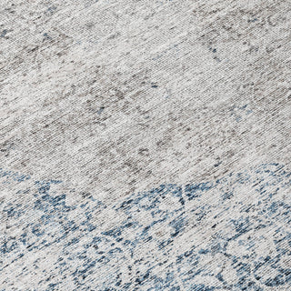 Piper Looms Chantille Global ACN1146 Blue Machine Washable Area Rug Swatch Image