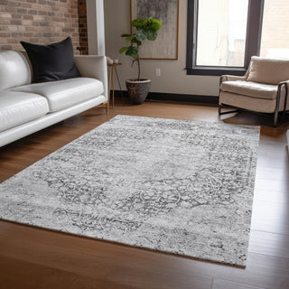 Piper Looms Chantille Global ACN1146 Gray Machine Washable Area Rug Lifestyle Image Feature