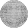 Piper Looms Chantille Global ACN1146 Gray Machine Washable Area Rug Round Main Image