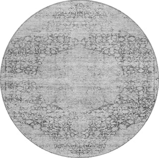 Piper Looms Chantille Global ACN1146 Gray Machine Washable Area Rug Round Main Image