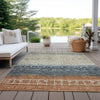 Piper Looms Chantille Global ACN1147 Brown Machine Washable Area Rug Outdoor Lifestyle Image Feature
