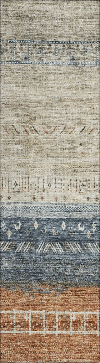 Piper Looms Chantille Global ACN1147 Brown Machine Washable Area Rug Runner Main Image