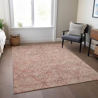 Piper Looms Chantille Moroccan ACN1148 Pink Machine Washable Area Rug Lifestyle Image Feature