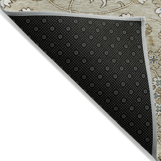 Piper Looms Chantille Moroccan ACN1149 Beige Machine Washable Area Rug Backing Image