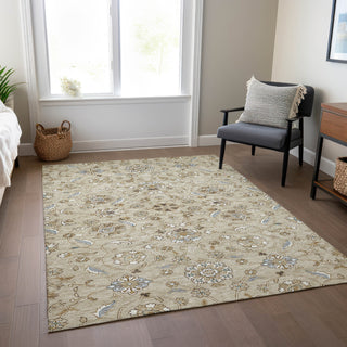 Piper Looms Chantille Moroccan ACN1149 Beige Machine Washable Area Rug Lifestyle Image Feature