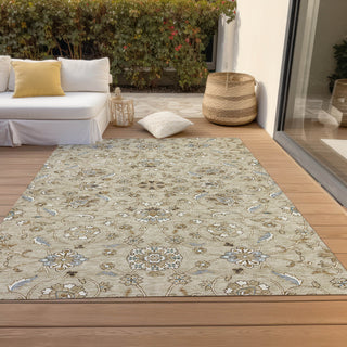 Piper Looms Chantille Moroccan ACN1149 Beige Machine Washable Area Rug Outdoor Lifestyle Image Feature