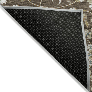 Piper Looms Chantille Moroccan ACN1149 Chocolate Machine Washable Area Rug Backing Image