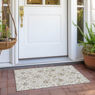 Piper Looms Chantille Moroccan ACN1149 Ivory Machine Washable Area Rug Scatter Outdoor Lifestyle Image Feature
