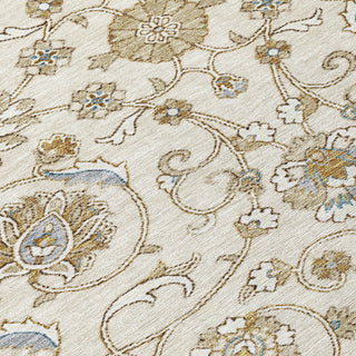 Piper Looms Chantille Moroccan ACN1149 Ivory Machine Washable Area Rug Swatch Image