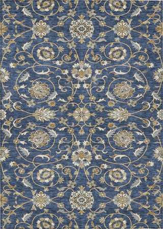 Piper Looms Chantille Moroccan ACN1149 Navy Machine Washable Area Rug main image