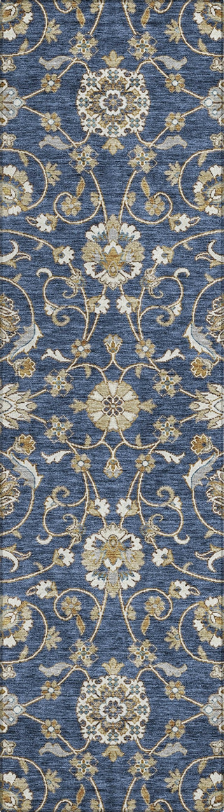 Piper Looms Chantille Moroccan ACN1149 Navy Machine Washable Area Rug Runner Main Image