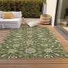 Piper Looms Chantille Moroccan ACN1149 Olive Machine Washable Area Rug Outdoor Lifestyle Image Feature