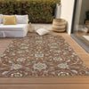 Piper Looms Chantille Moroccan ACN1149 Paprika Machine Washable Area Rug Outdoor Lifestyle Image Feature