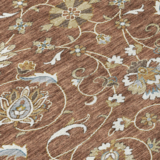 Piper Looms Chantille Moroccan ACN1149 Paprika Machine Washable Area Rug Swatch Image