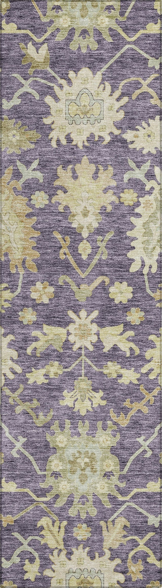 Piper Looms Chantille Global ACN1150 Eggplant Machine Washable Area Rug Runner Main Image