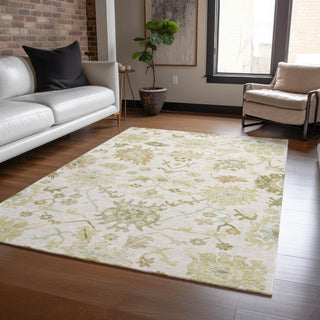 Piper Looms Chantille Global ACN1150 Ivory Machine Washable Area Rug Lifestyle Image Feature