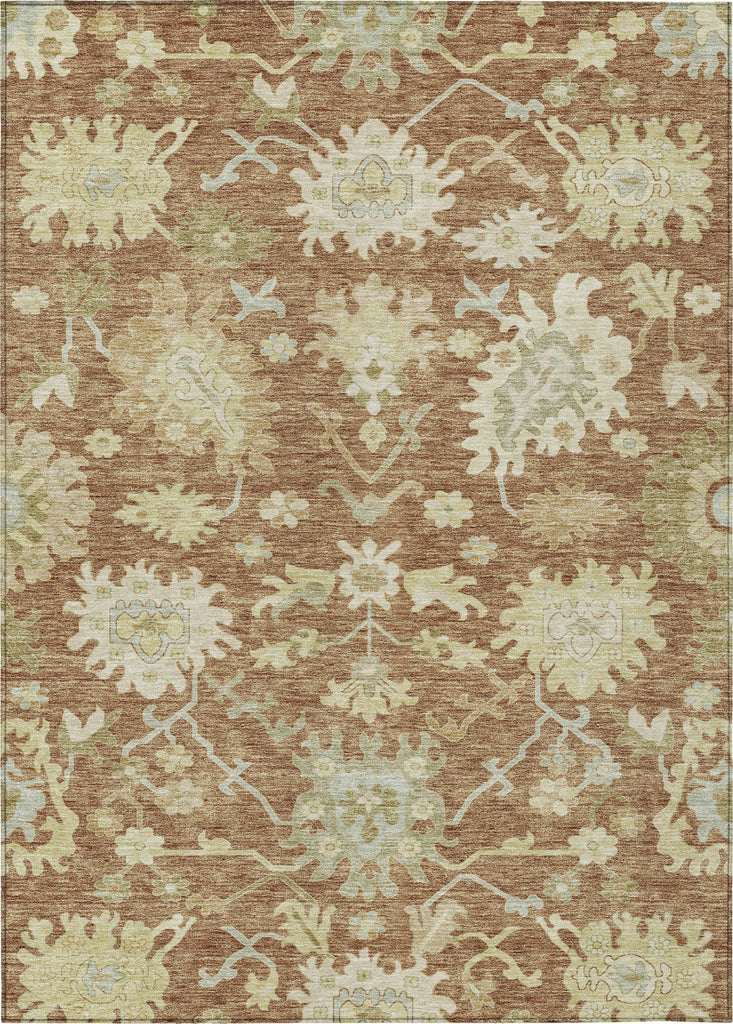 Piper Looms Chantille Global ACN1150 Paprika Machine Washable Area Rug main image