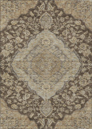 Piper Looms Chantille Global ACN1151 Chocolate Machine Washable Area Rug main image